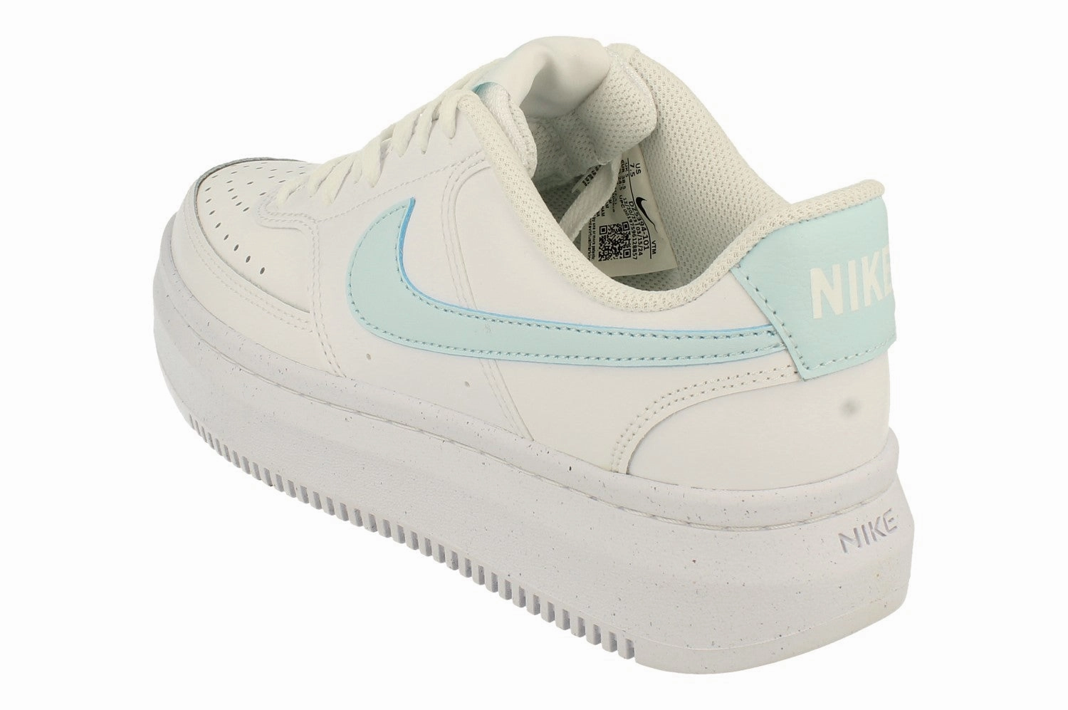 Nike Womens Court Vision Alta Trainers Dz5394 101 safety equipment running in a bascule bridge area shoes