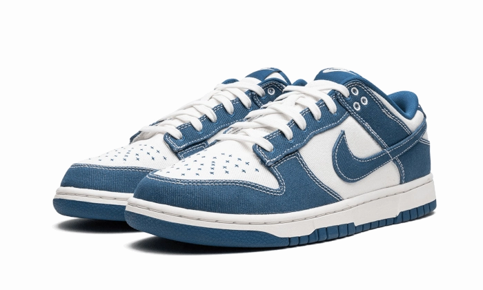 Flexible Construction Nike Dunk Low Industrial Blue Sashiko