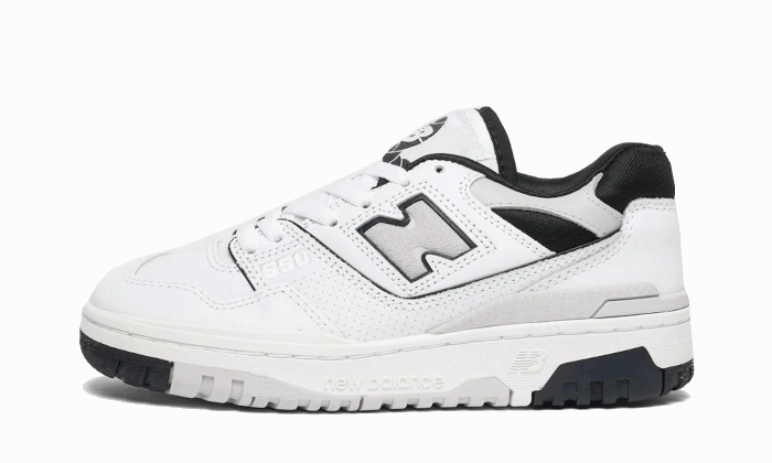 Stand Long Form Fitting New Balance 550 White Black Grey