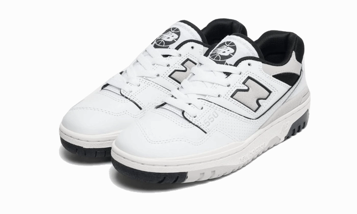 New Balance 550 White Black Grey Basketball Ready Unique cushioning