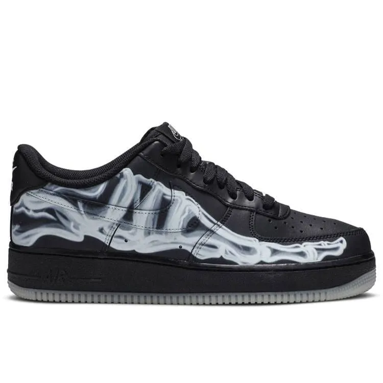 Nike Air Force 1 Low Black Skeleton Rollbar technology