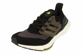 Adidas Ultraboost 21 Mens Sneakers FY0374 Comfort Padding System amateur runners' shoes