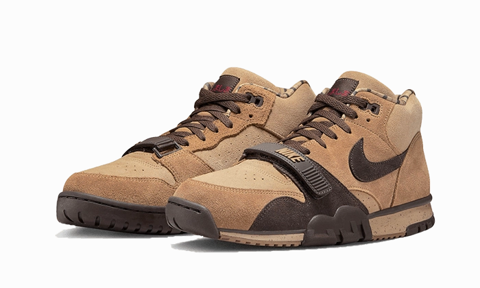 Abrasion Resistant Welding Soft Traction Nike Air Trainer 1 Shima Shima Pack Baroque Brown