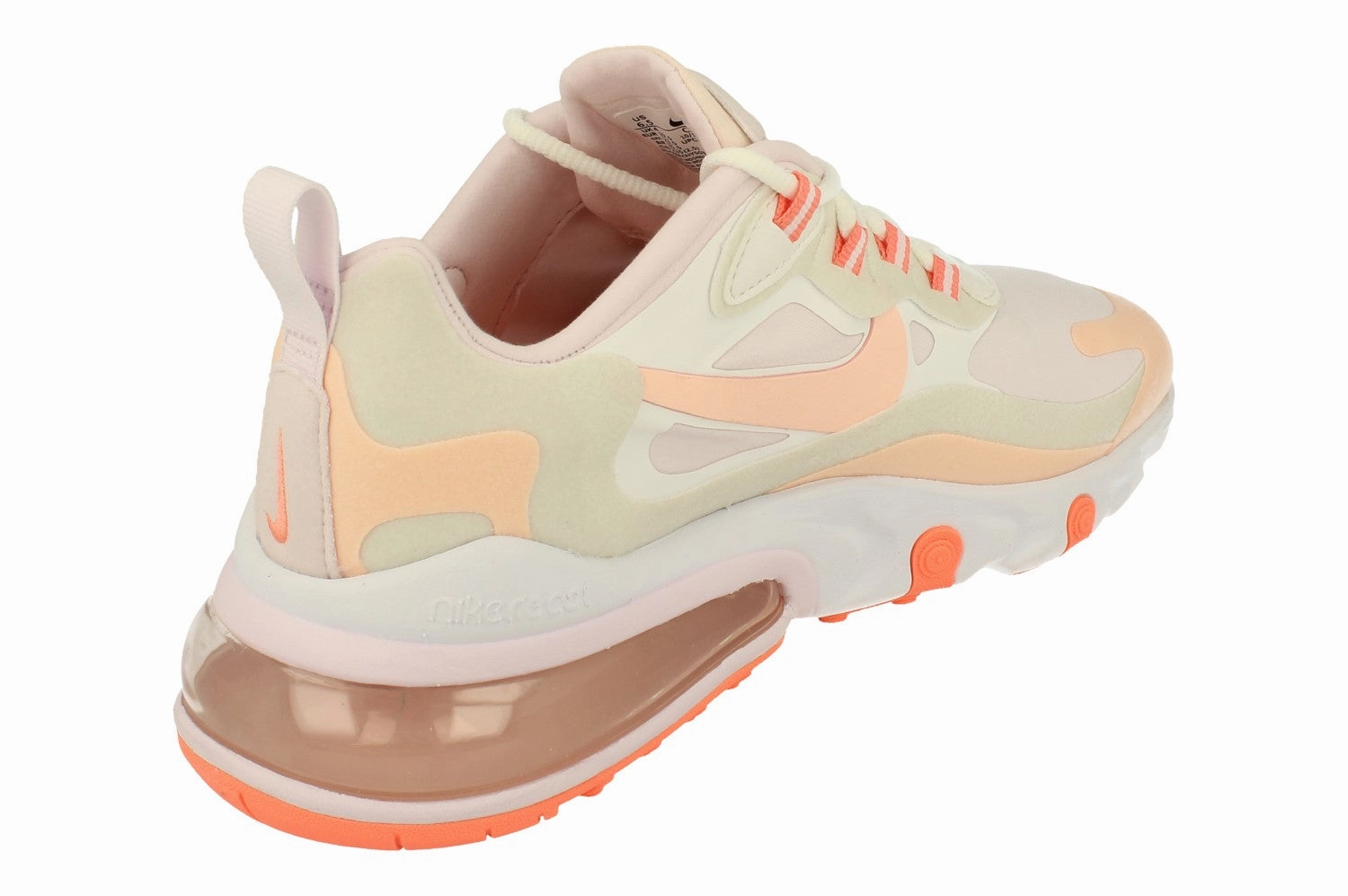 Nike Air Max 270 React Womens CJ0619 103 long - lasting - durability shoes moisture - wicking socks