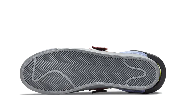 track - worthy breathable - straps Blazer Low Acronym Night Maroon