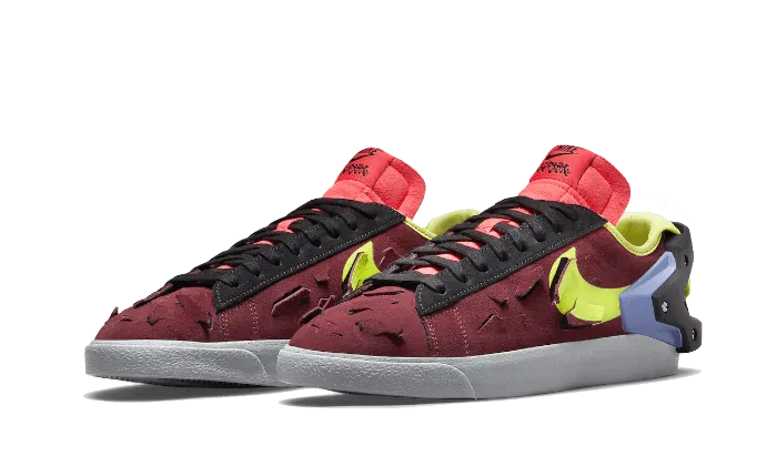 Blazer Low Acronym Night Maroon Straight Running street shoes