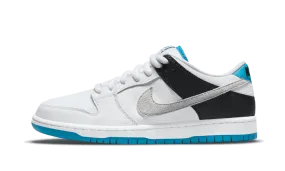 running on concrete motion - control - feature shoes SB Dunk Low Laser Blue