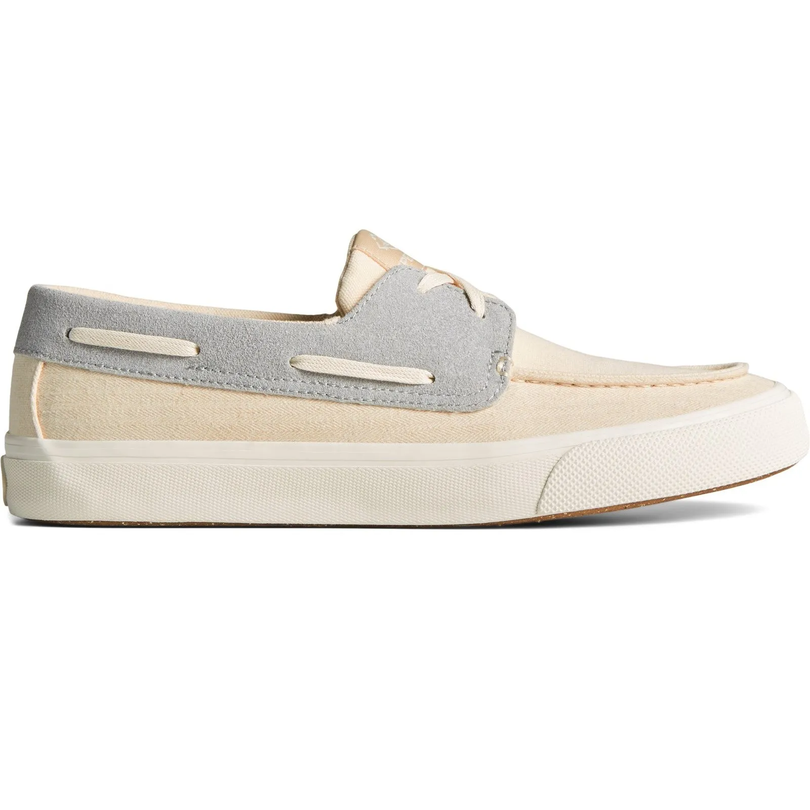 Sperry Mens SeaCycled Bahama 2.0 Boat Shoes - Natural