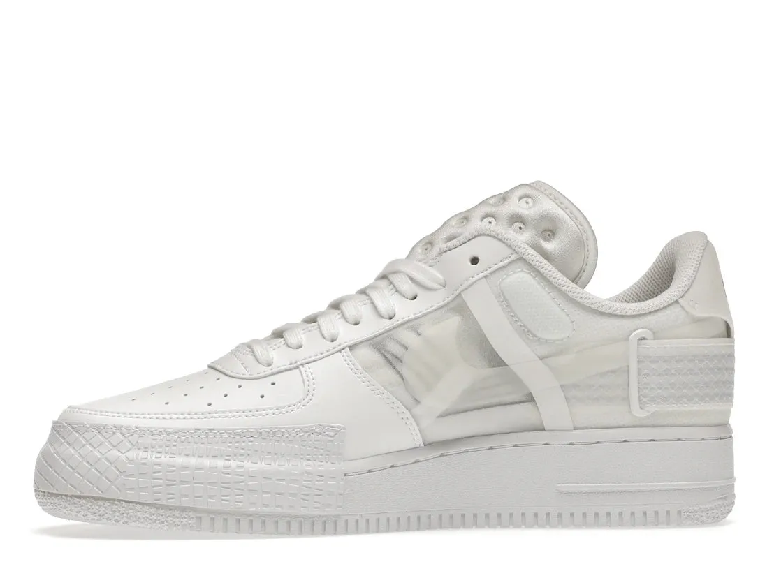 Nike Air Force 1 Type White Comfortable Tongue