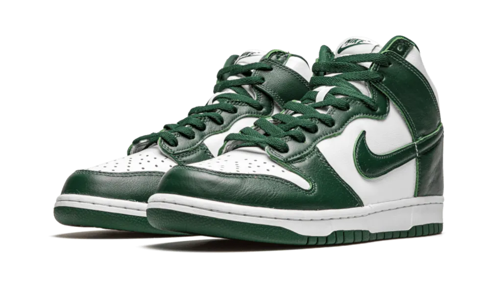 Dunk High Spartan Green Hot weather running appliqued running option