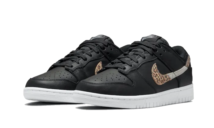 Nike Dunk Low Animal Print Black Eco Ease Smooth Outsole