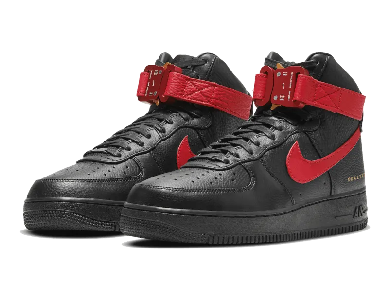 Tread Grip Nike Air Force 1 High Alyx Black University Red