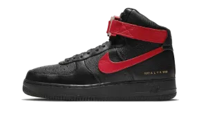 Nike Air Force 1 High Alyx Black University Red Comfortable Jog Smooth Step