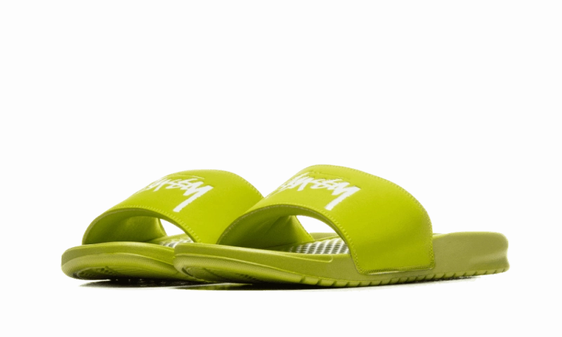 Modern Walk Mid   Top Style Nike Benassi Stussy Bright Cactus