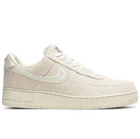 Nubuck breathable nylon shoes Nike Air Force 1 Low Stussy Fossil