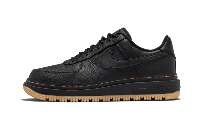 cross - country running footwear Wet running Air Force 1 Low Luxe Black Gum
