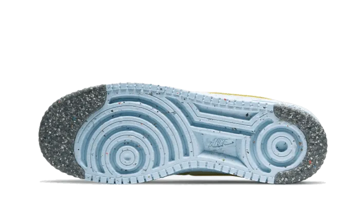 Mammoth look Air Force 1 Low Crater Pure Platinum Barely Volt