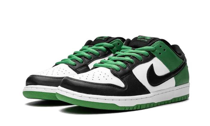 Nike SB Dunk Low Classic Green Stitch Free Uppers