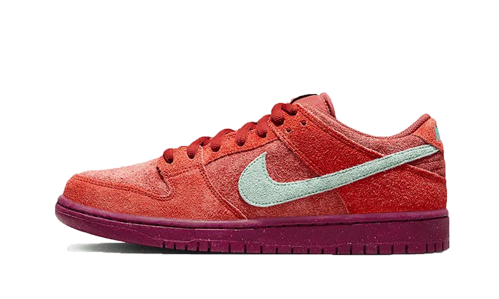 track - worthy Traction Control SB Dunk Low Mystic Red