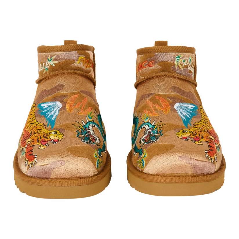 UGG Classic Ultra Mini Boot Palace Chestnut Camo Walkable Height