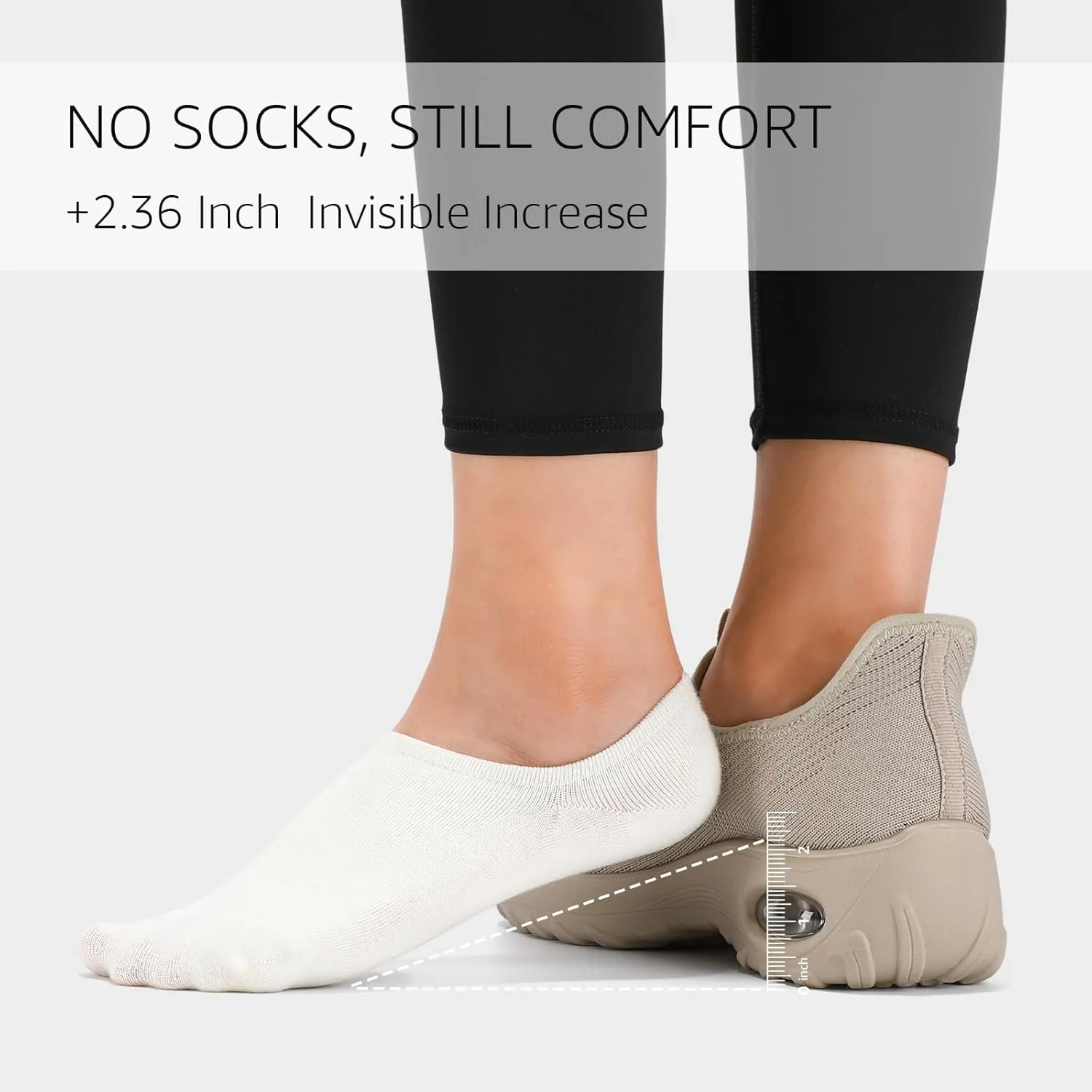 STQ Walking Shoes Women Slip On Sneakers Air Cushion Comfortable Breathable Lightweight Mesh Shoes Shock Absorbing Design Ideal for Plantar Fasciitis All Day Standing