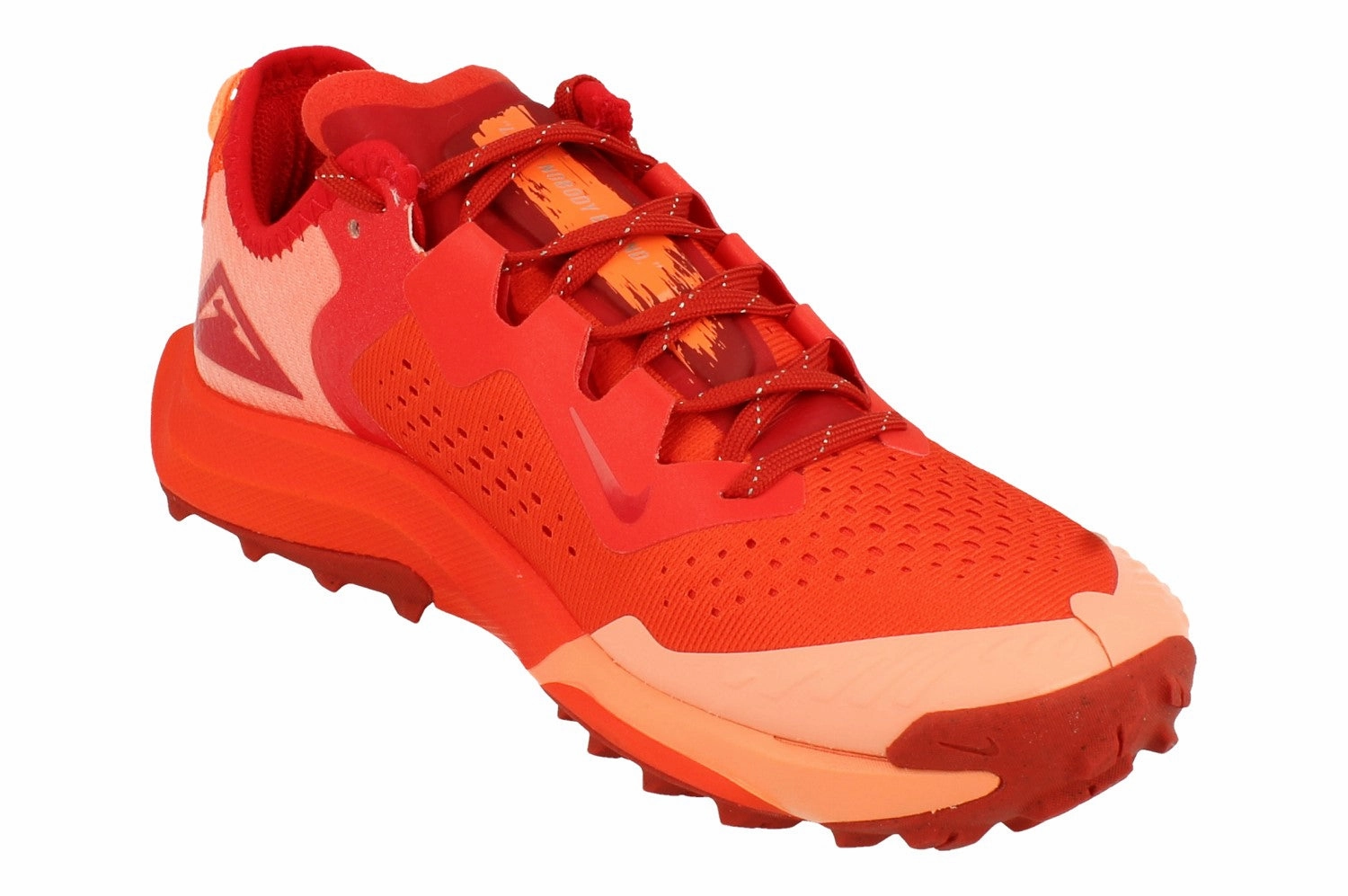 running in a park trail Nike Womens Air Zoom Terra Kiger 7 Dm9469 800