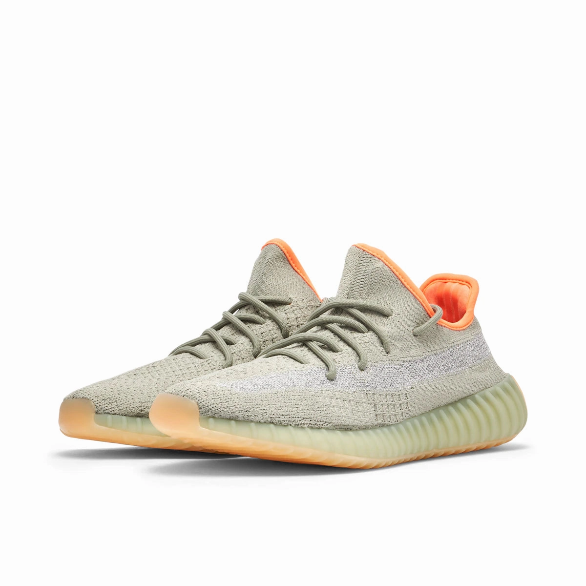 adidas Yeezy Boost 350 V2 Desert Sage Neat Shape Street Pace