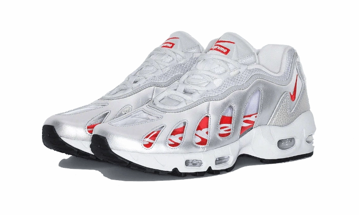 Heat Sealed Layers Nike Air Max 96 Metallic Silver Supreme