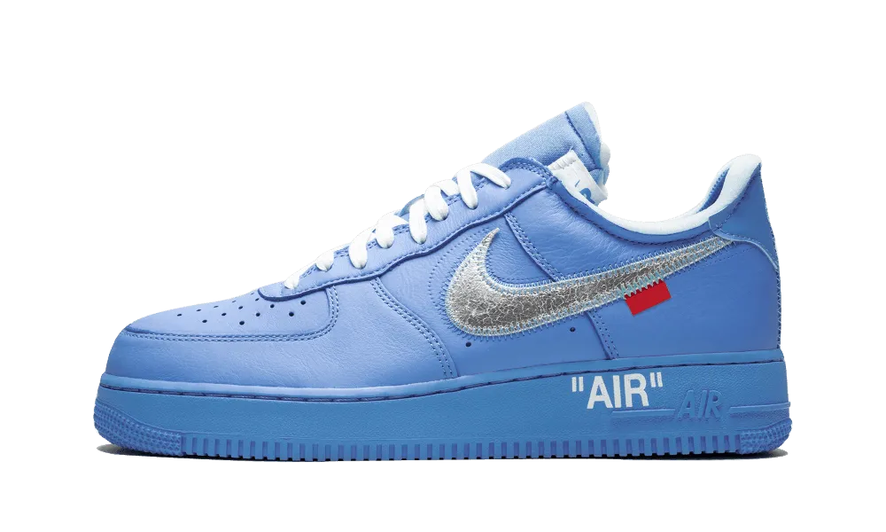 Air Force 1 Low Off-White MCA University Blue toe box support park shoes