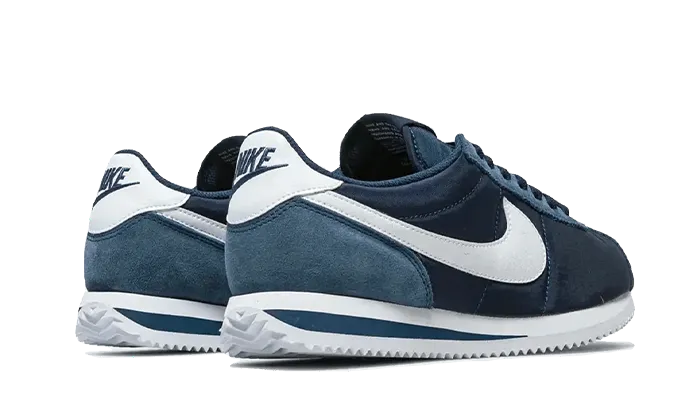 Nike Cortez Nylon Midnight Navy White Rockered Sole Strong Grip