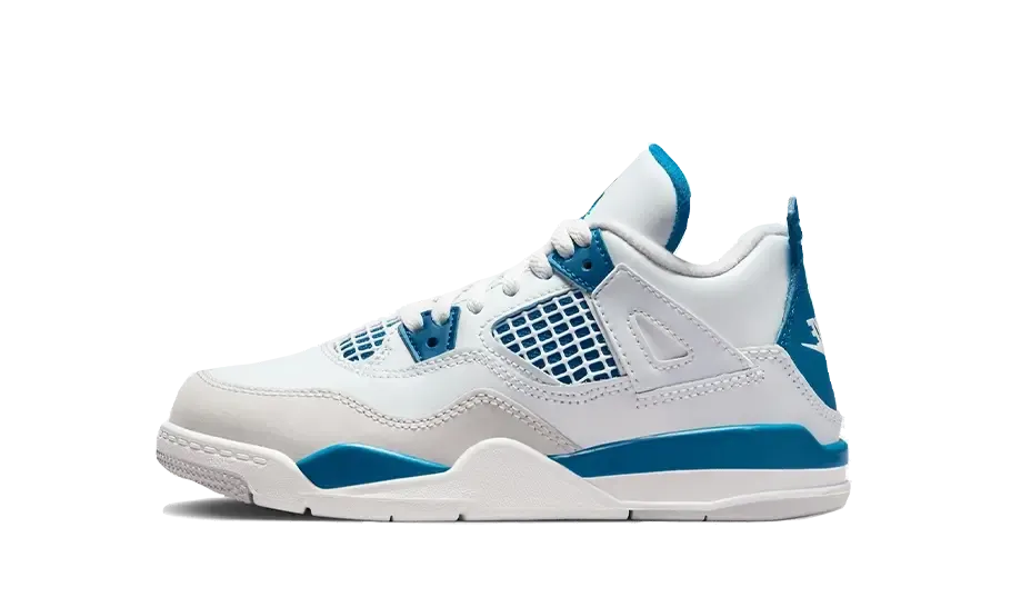 Foot Tech All Terrain Shoes Nike Air Jordan 4 Retro Military Blue (2024) Enfant (PS)