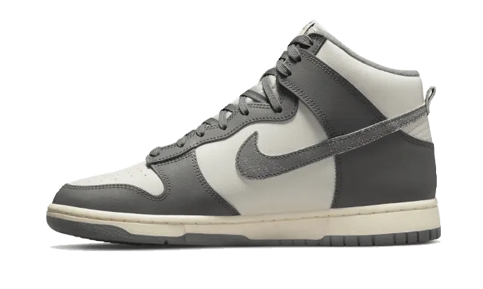 Dunk High Vintage Light Bone Grey user - centric midfoot - support running gear