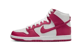 SB Dunk High Sweet Beet running during sunrise
