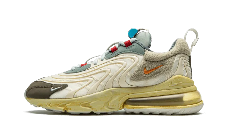 Nike Air Max 270 React ENG Travis Scott Cactus Trails Foot Arch Indoor Use