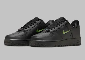 Nike Air Force 1 Low Just Do It Black Lightweight Support Daily Casual