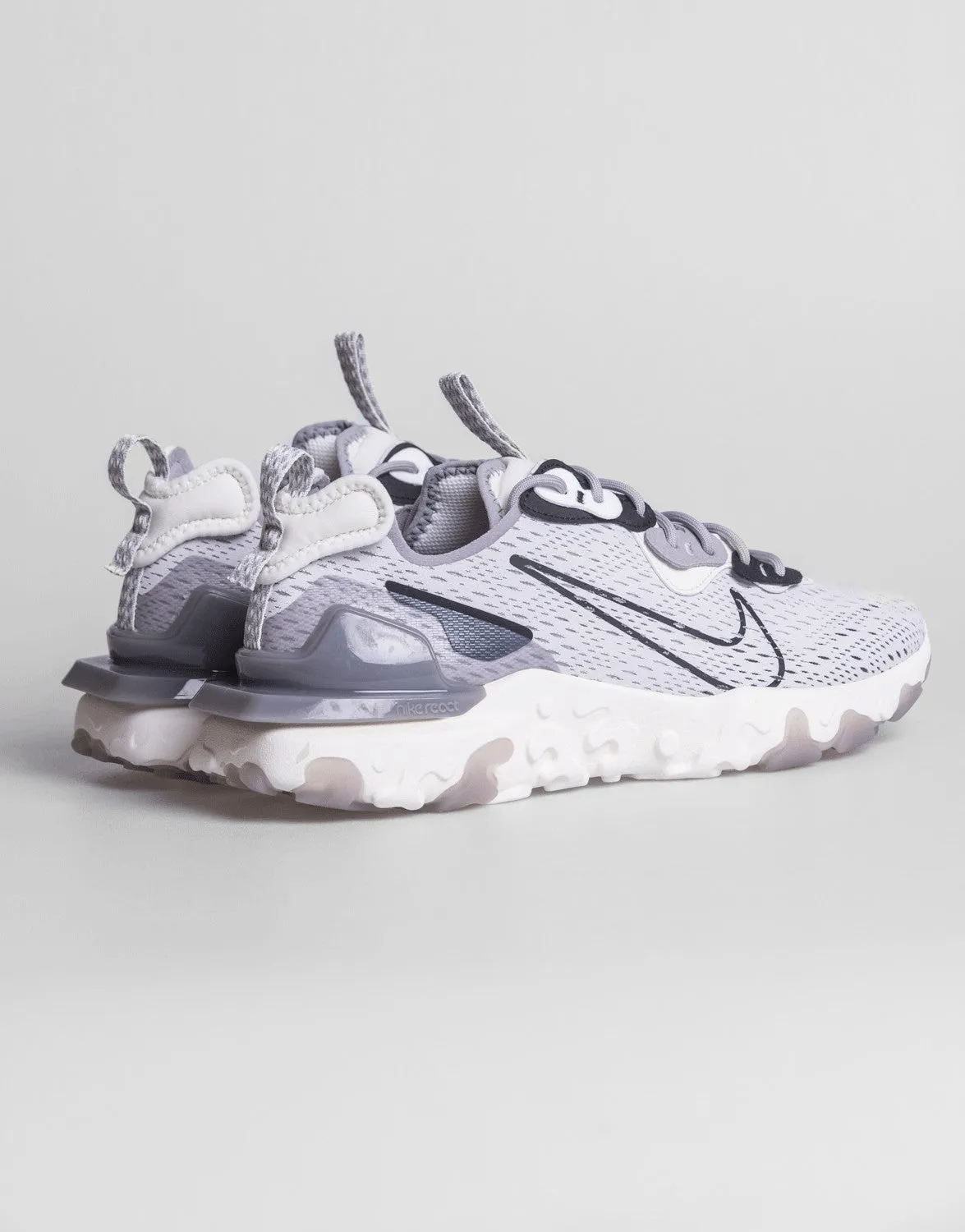 Nike React Vision Vast Grey/ Black-Sail-White No Slip Reliable Grip