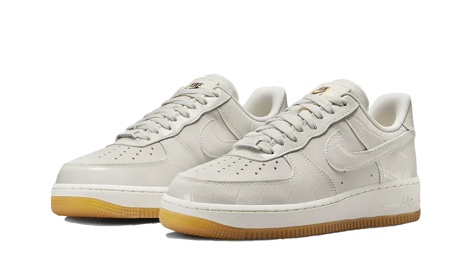 Nike Air Force 1 Low Phantom Croc Plush traction Anti corrosion
