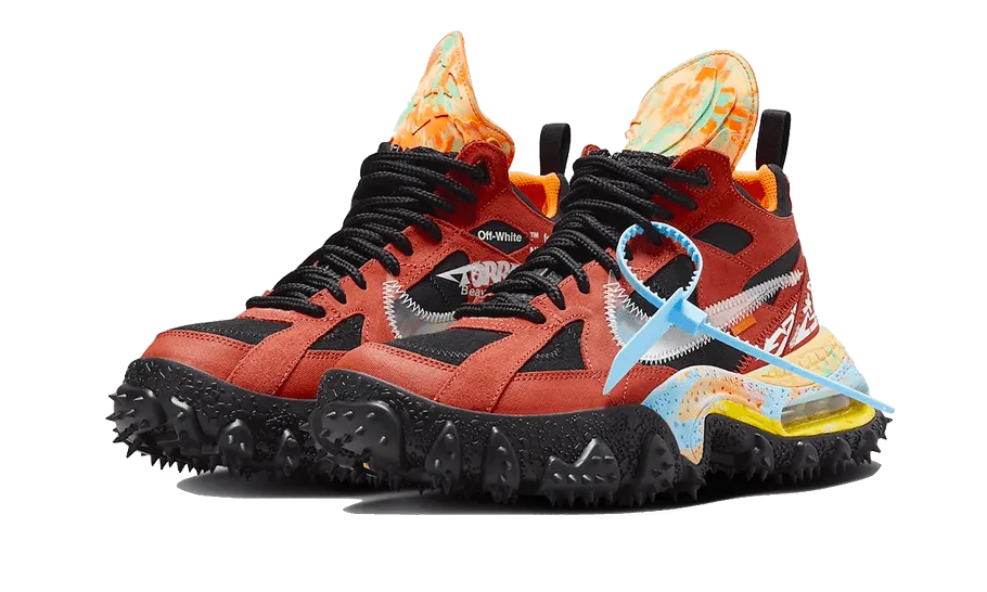 Air Terra Forma Off-White Mantra Orange running during the day shoes
