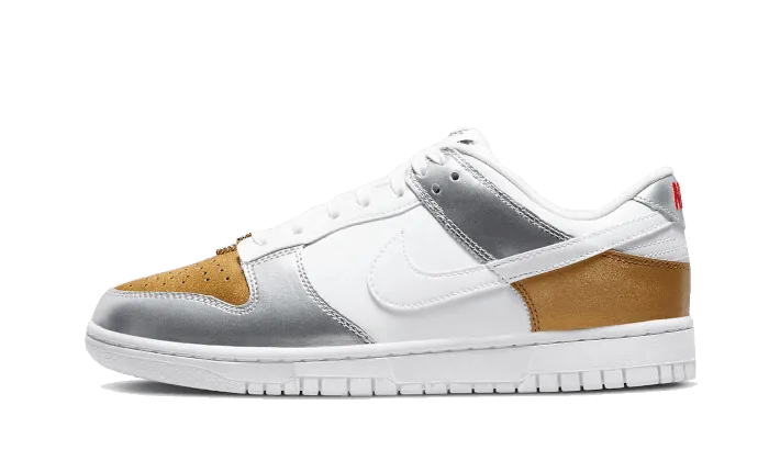 Dunk Low Gold Silver individual sports shoes