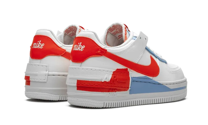 Air Force 1 Shadow Summit White Team Orange toe - box - roomy shoes race - day running shoes