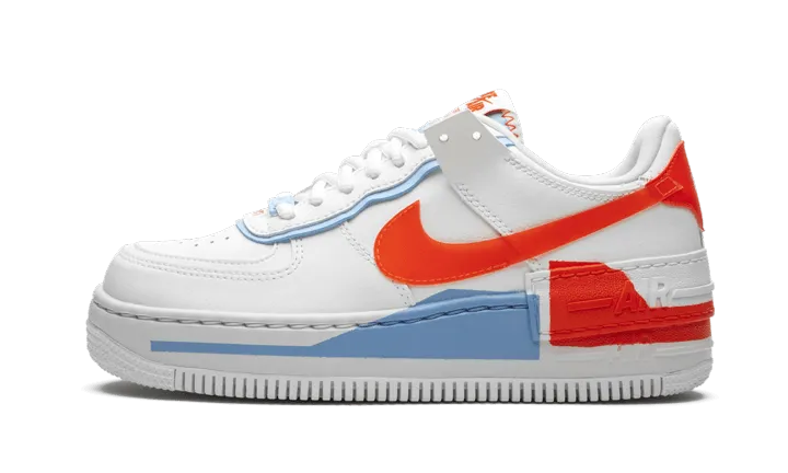 breathable fabric shoes reinforced - heel shoes Air Force 1 Shadow Summit White Team Orange