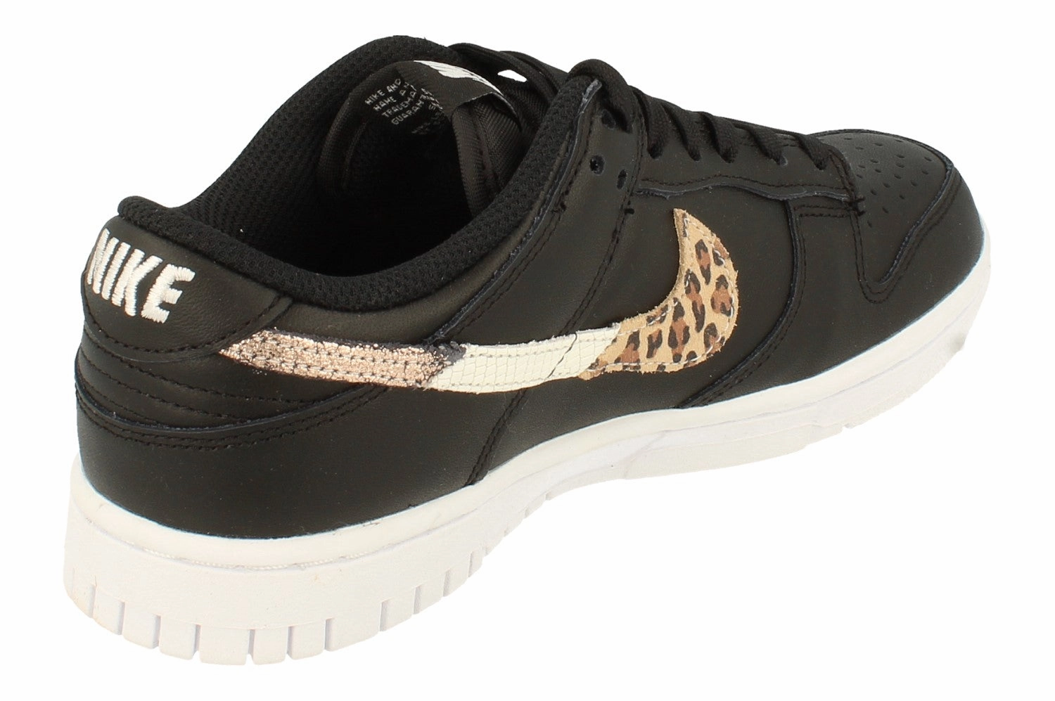 Nike Womens Dunk Low Se Trainers Dd7099 001 Stretchable Fabric padded - straps