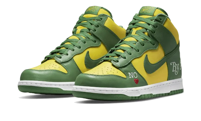 Training days Nike SB Dunk High Supreme By Any Means Brazil