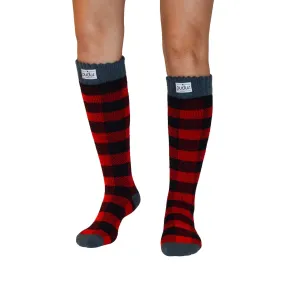 Tall Boot Socks - Classic Red Lumberjack