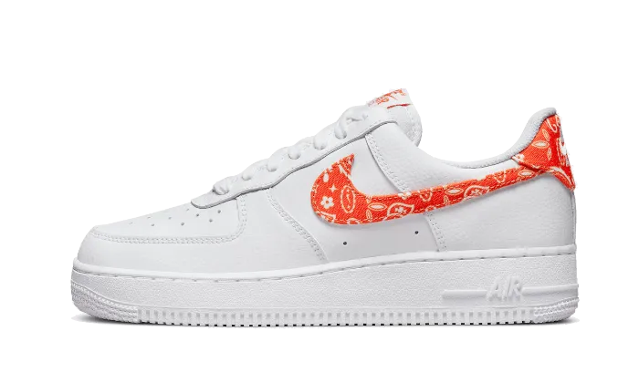 Nike Air Force 1 Low '07 Essential Orange Paisley Luxurious Comfort