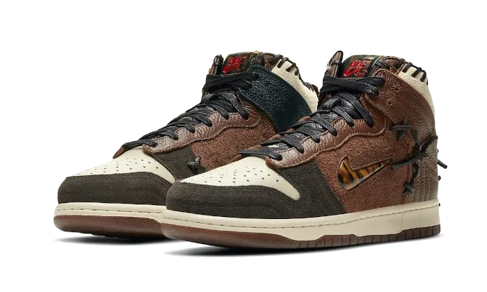 Glam support Stable Wear Nike Dunk High Bodega Legend Fauna Brown