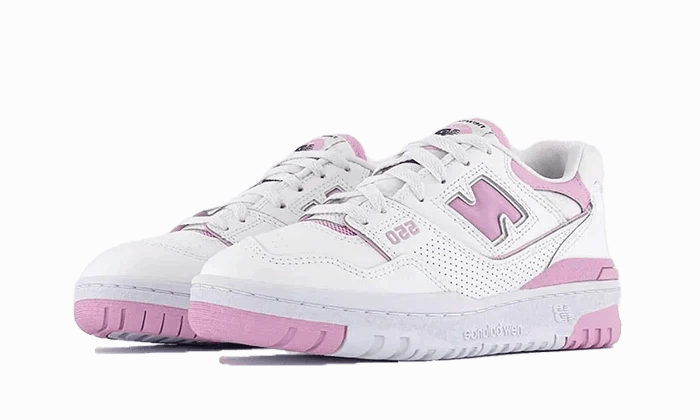 550 White Pink Durable Mesh Durable rubber sole