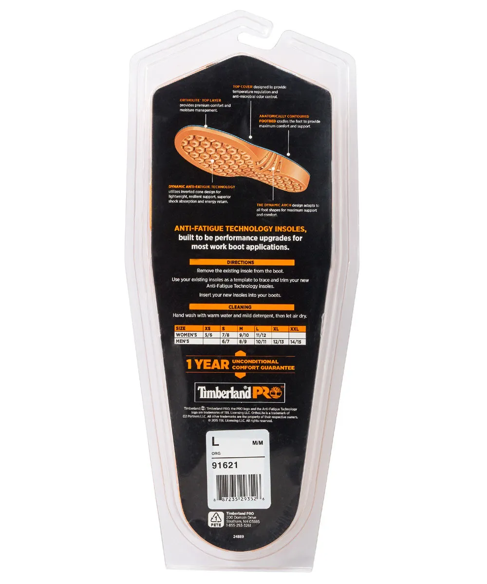 Timberland PRO Anti-Fatigue Technology Insole - Black/Orange