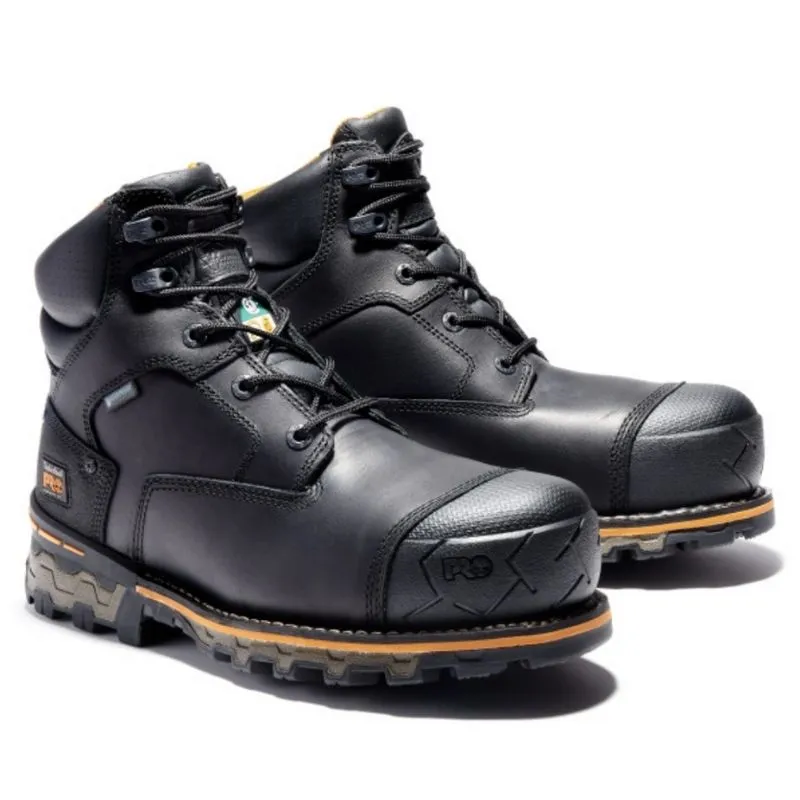 Timberland PRO Boondock Men's 6" Waterproof Composite Toe Safety Boot  A11UT- black