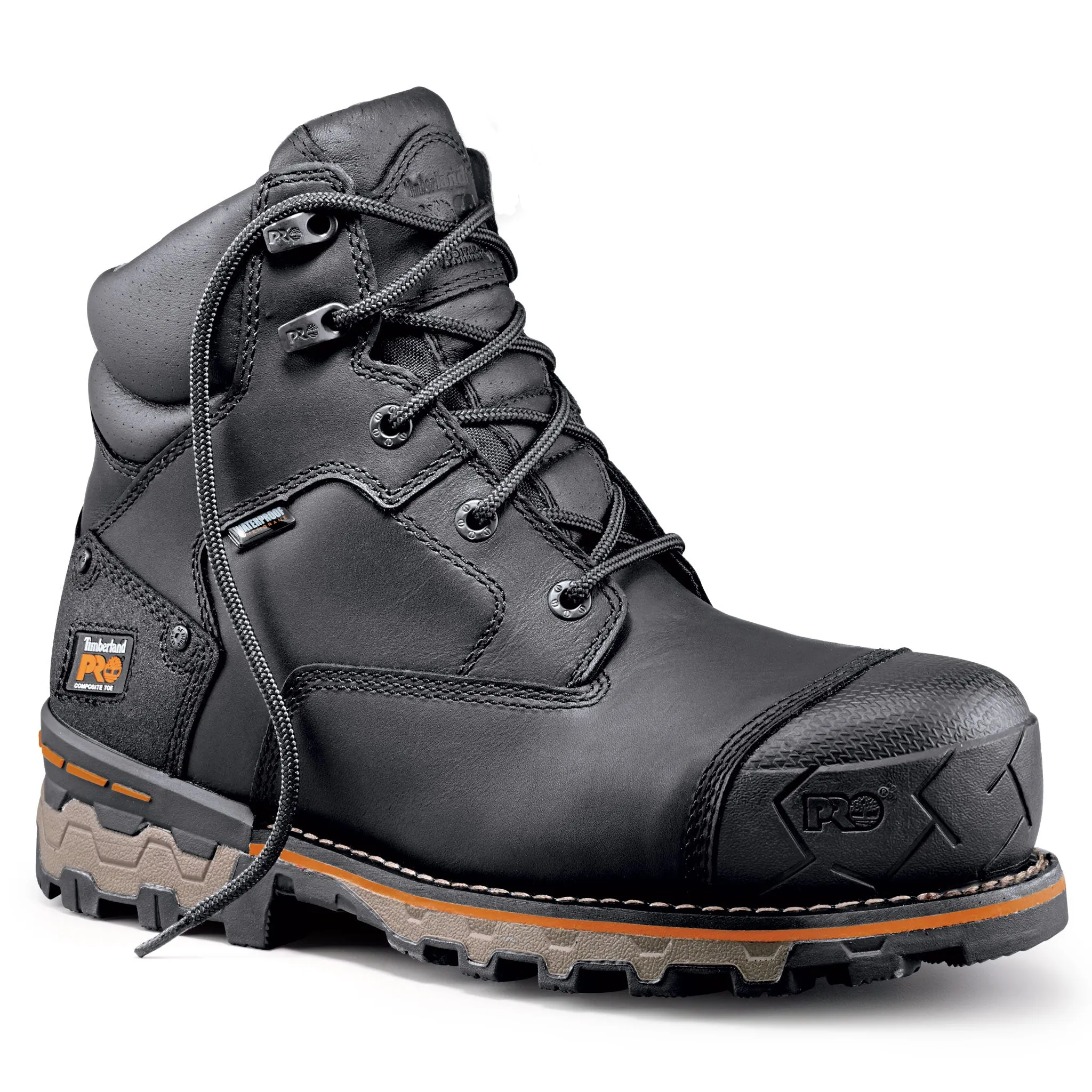 Timberland PRO Boondock Men's 6" Waterproof Composite Toe Safety Boot  A11UT- black